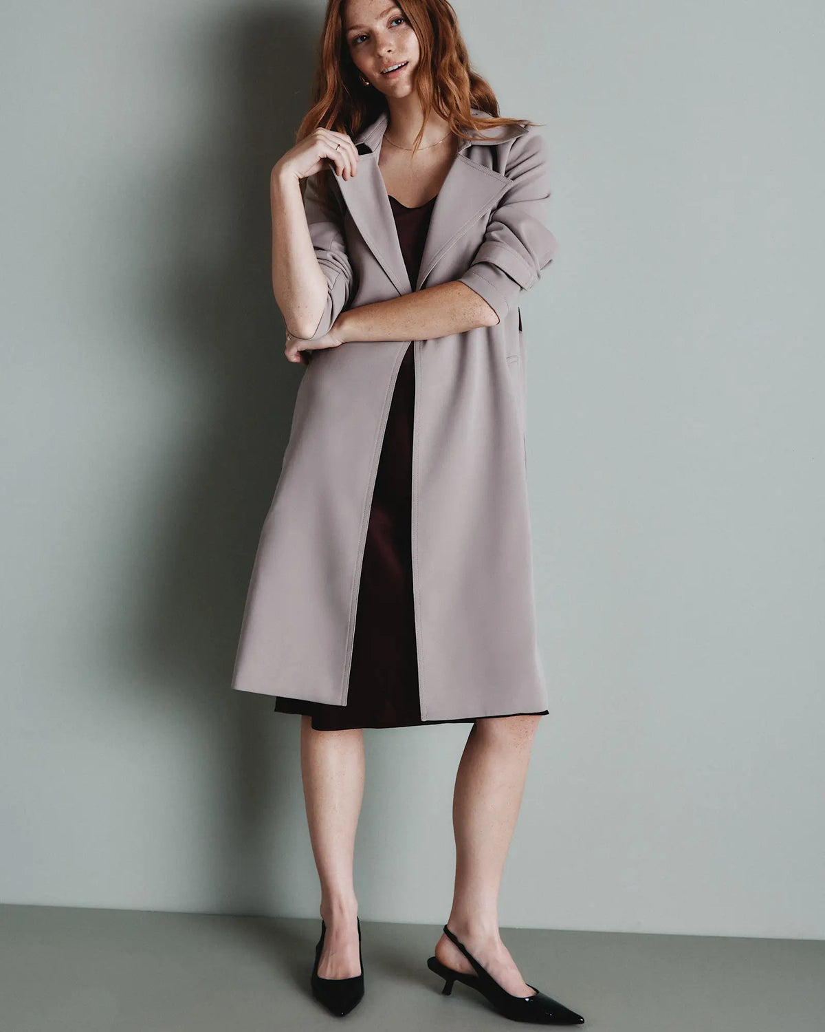 100% Washable Silk Slip Dress - US 7389