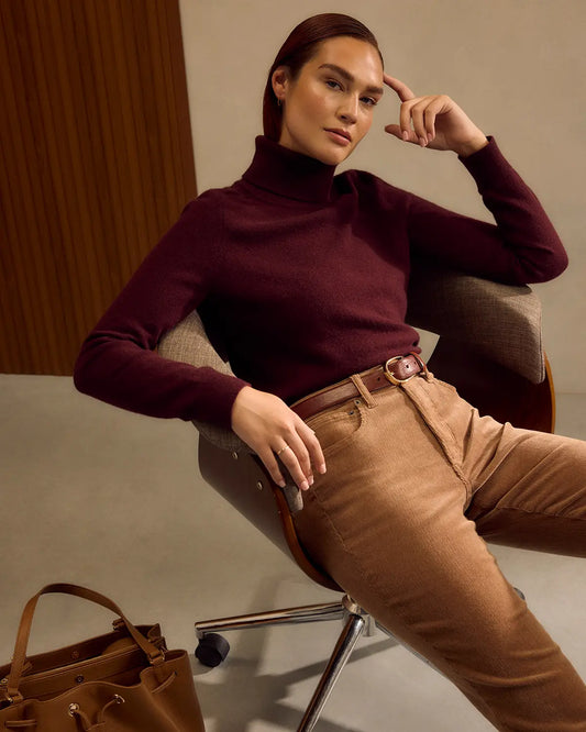 Organic Stretch Corduroy Straight Leg Pants - US 2172