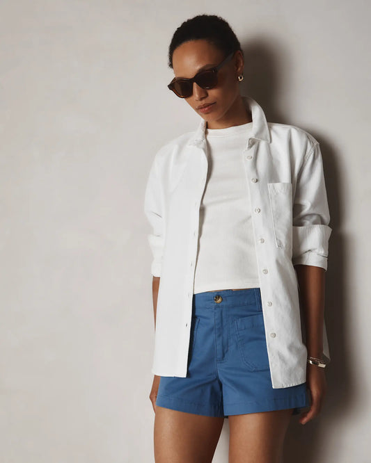 Stretch Cotton Chino Patch Pocket Shorts - US 4633