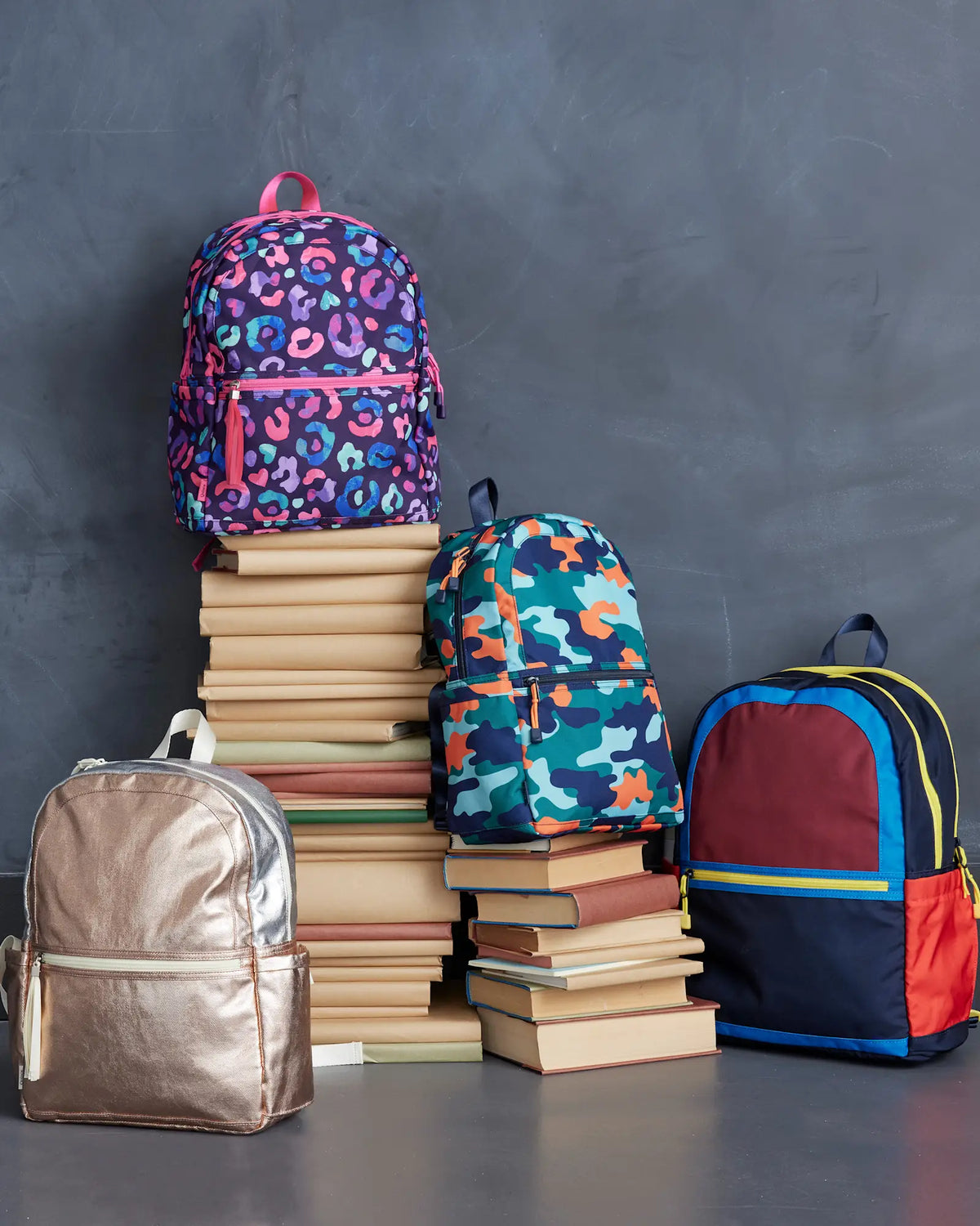 Recycled Double Pocket Backpack - US 3729