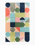 Bold Shapes Hand-Tufted Wool Rug - US 6765