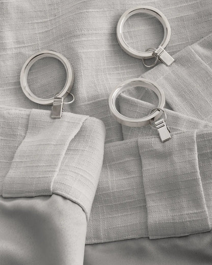 Cotton Slub Room Darkening Curtain - Single Panel - US 3281