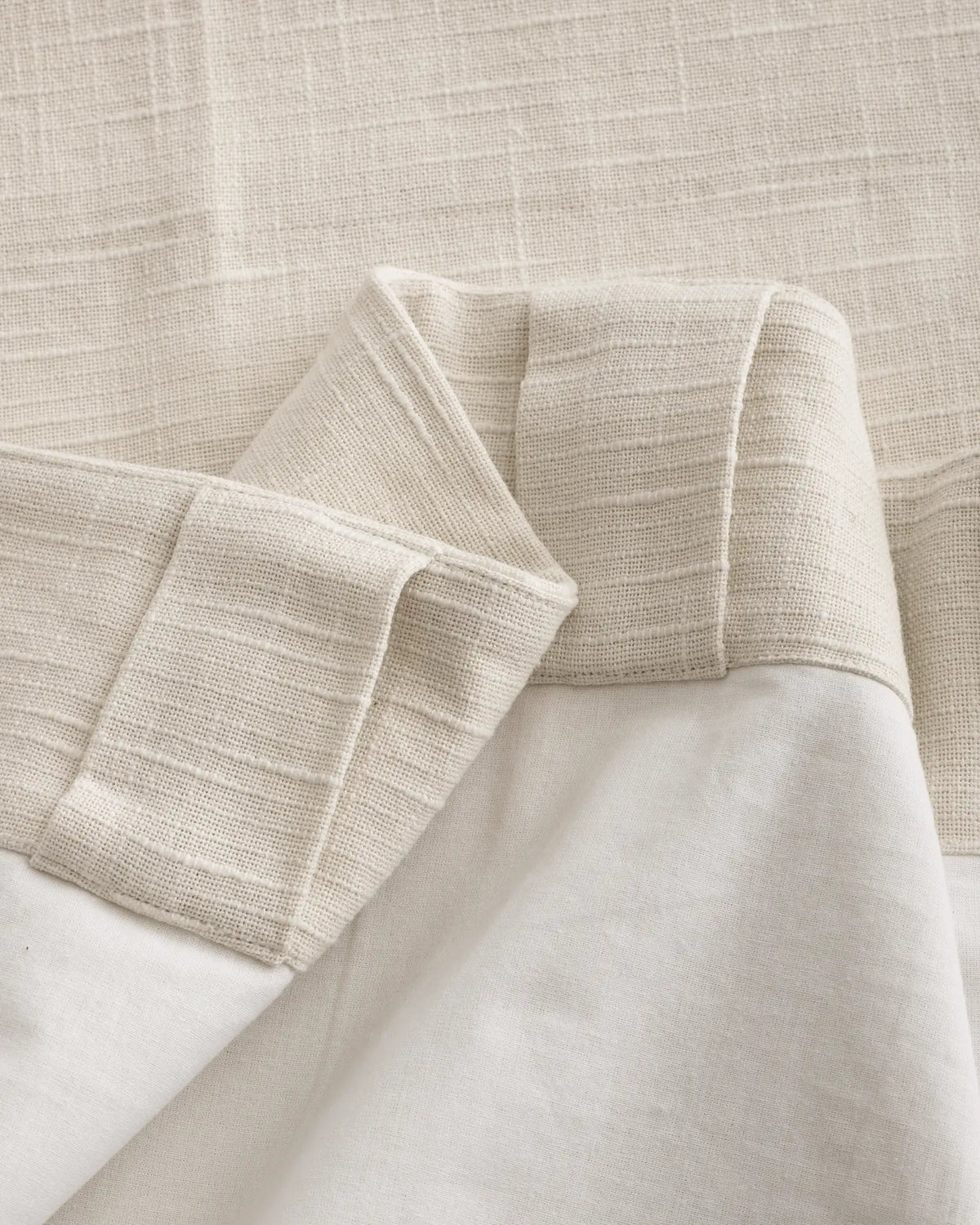 Cotton Slub Curtain - Single Panel - US 6575