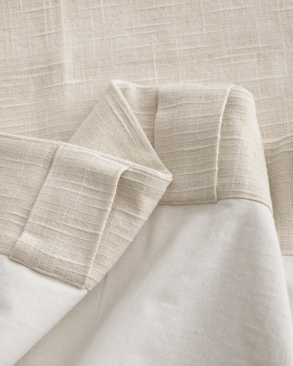 Cotton Slub Curtain - Single Panel - US 6575