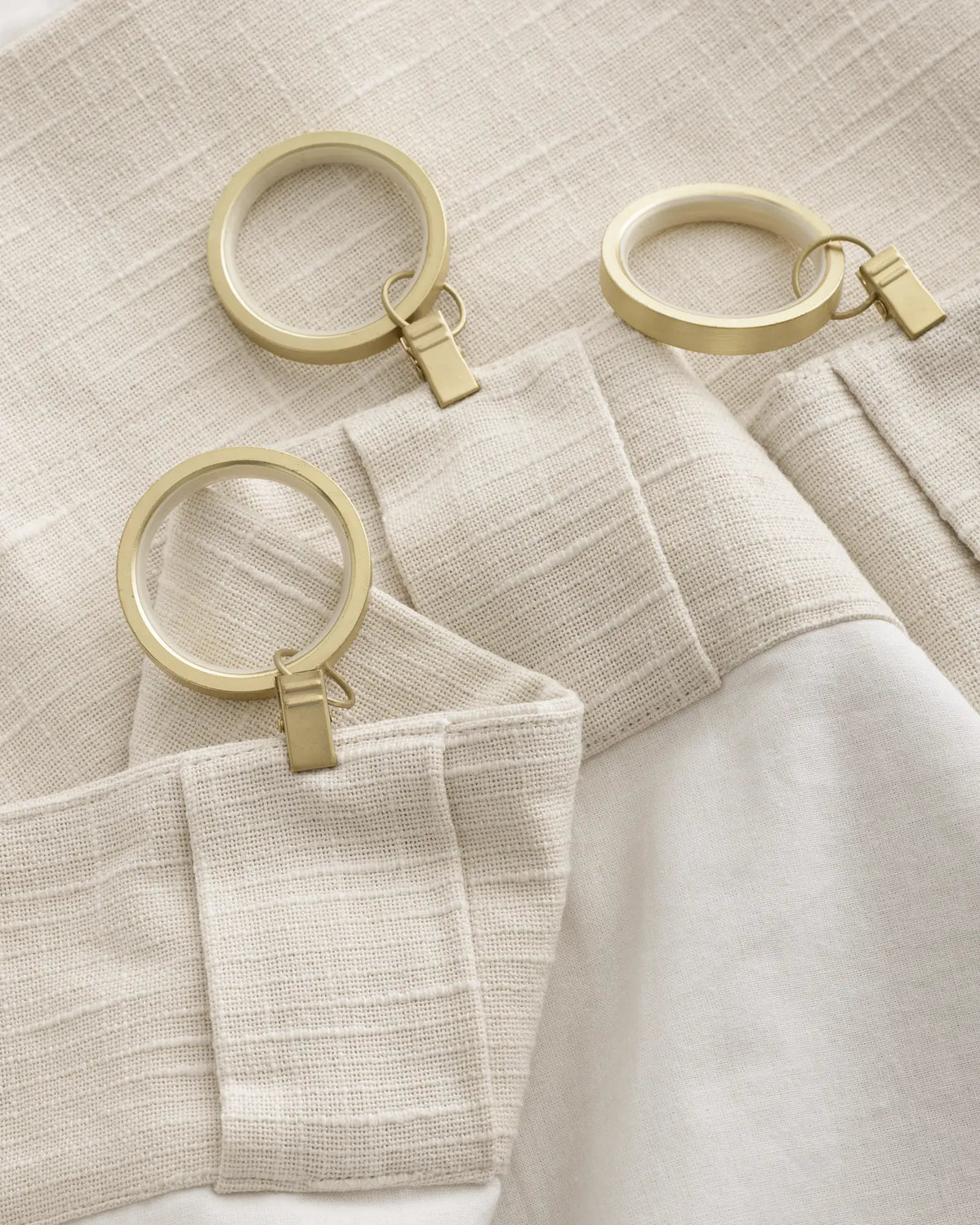 Cotton Slub Curtain - Single Panel - US 6575
