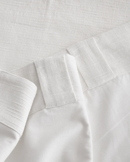 Cotton Slub Curtain - Single Panel - US 7257