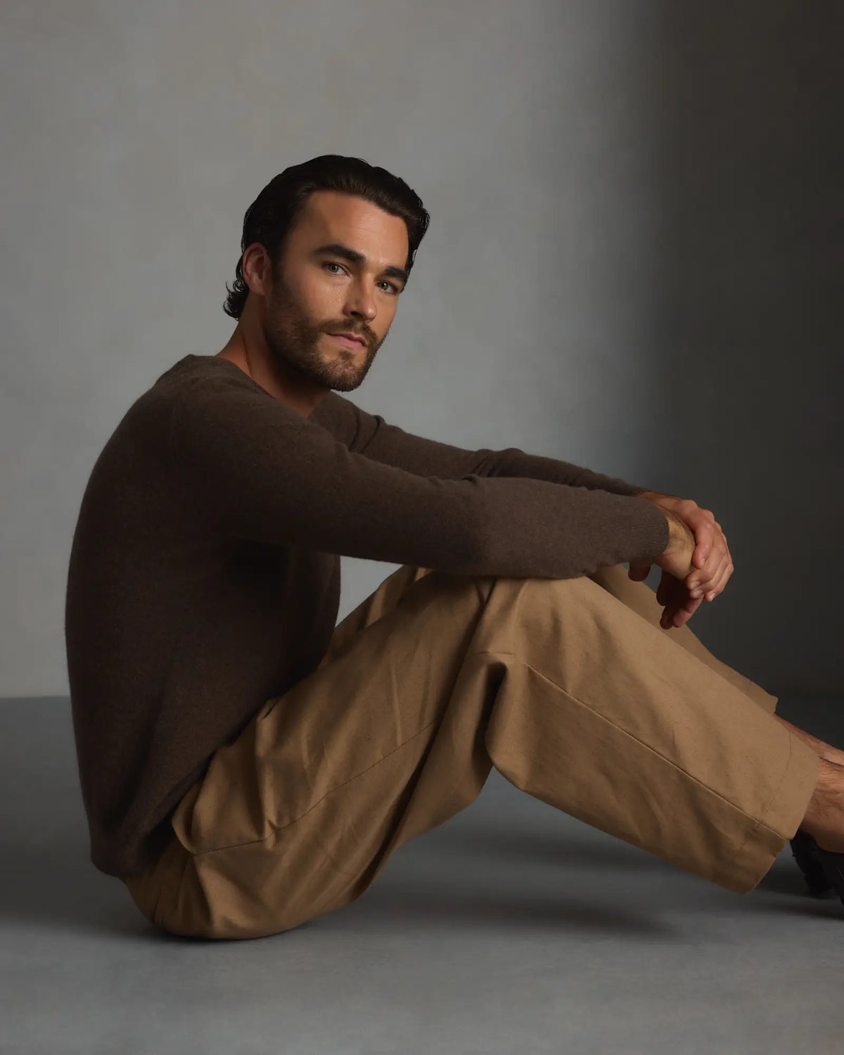 Mongolian Cashmere Button Down Sweater - US 9559