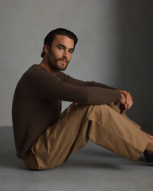 Mongolian Cashmere Button Down Sweater - US 9559