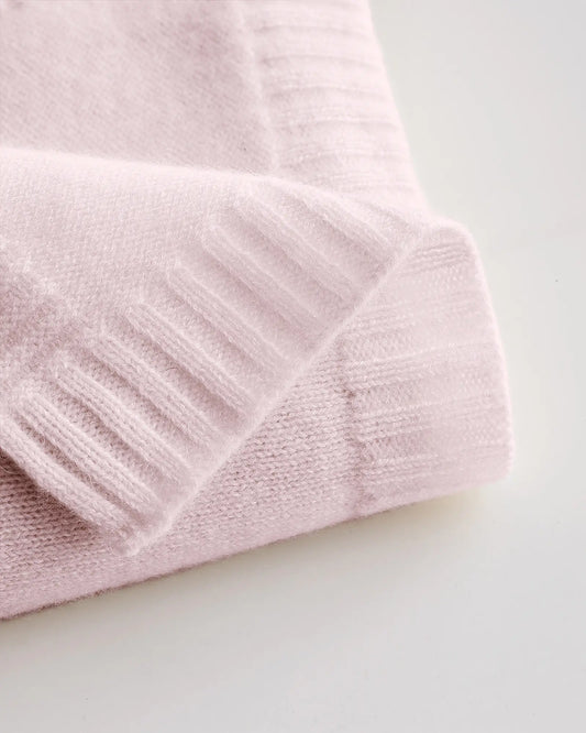 Mongolian Cashmere Luxe Knit Baby Blanket - US 8060