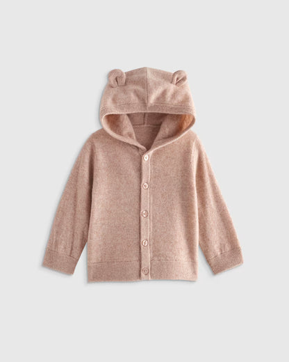 Washable Cashmere Hooded Cardigan - US 5518