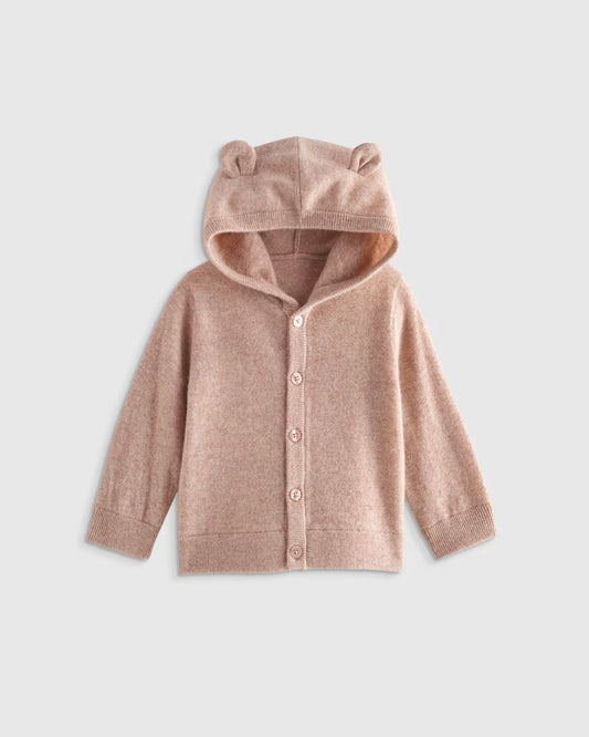 Washable Cashmere Hooded Cardigan - US 5518