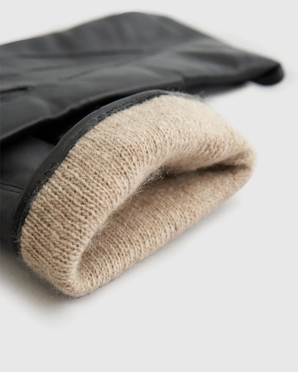 Cashmere Lined Leather Gloves - US 9880
