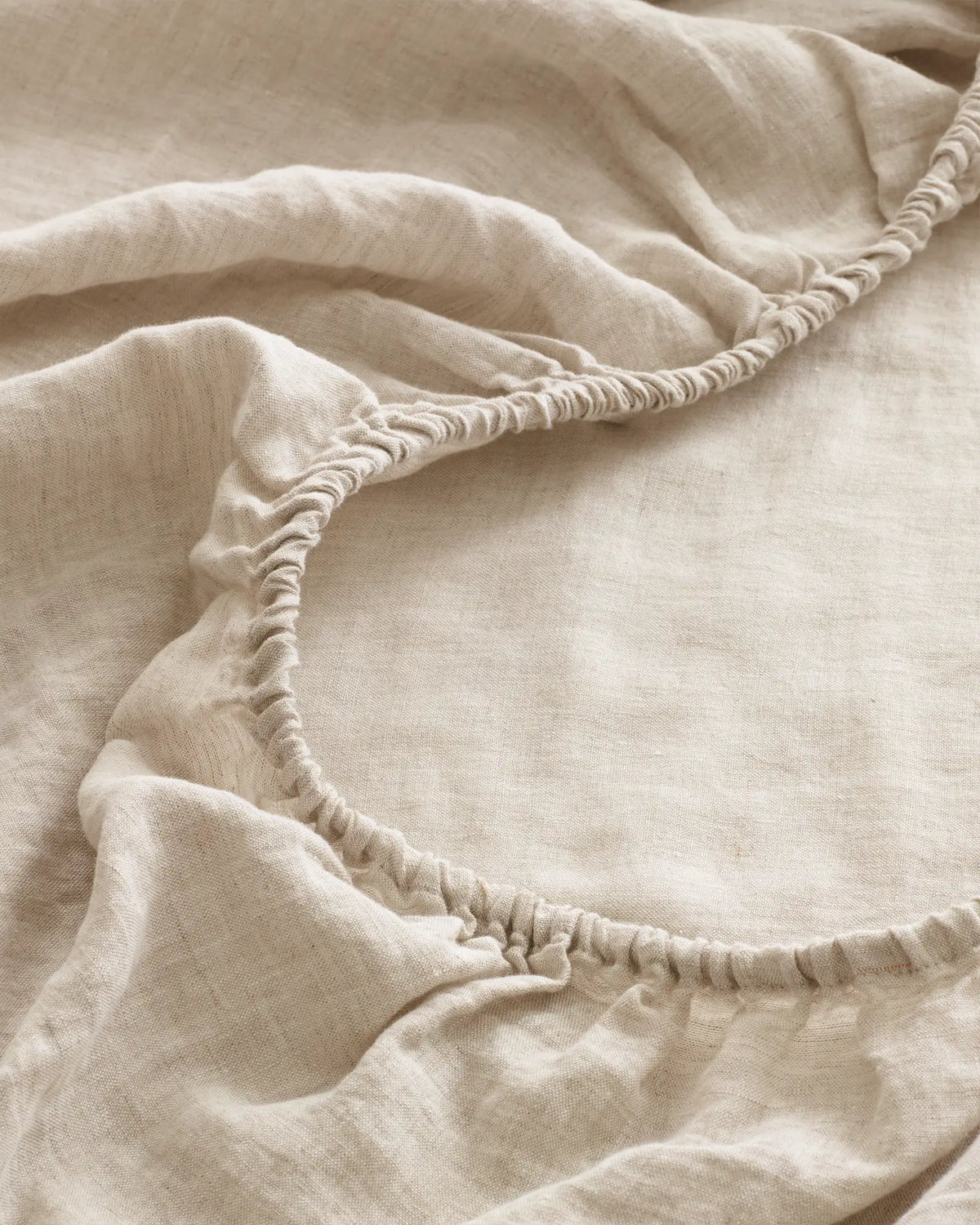 European Linen Chambray Fitted Sheet Set - US 1824