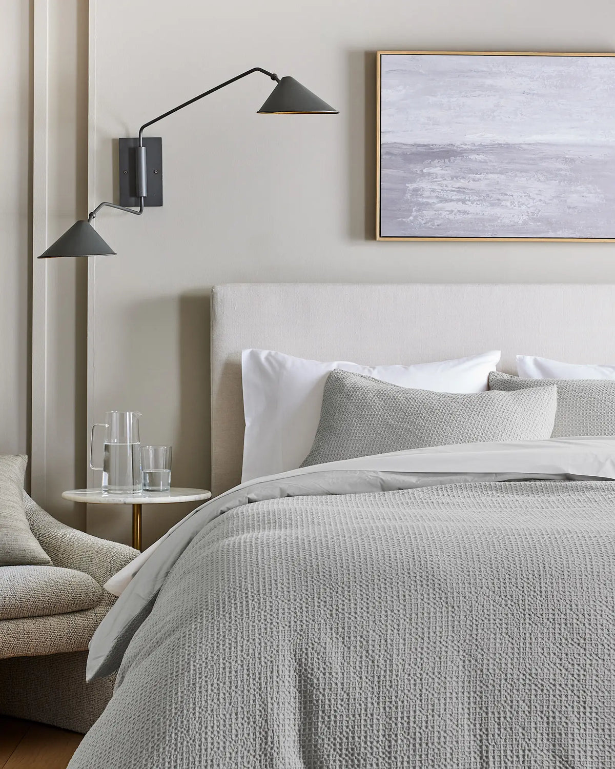 Organic Luxe Honeycomb Duvet Cover Set - US 5049