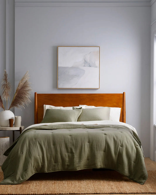 Organic Cotton Gauze Dream Quilt Set - US 4144