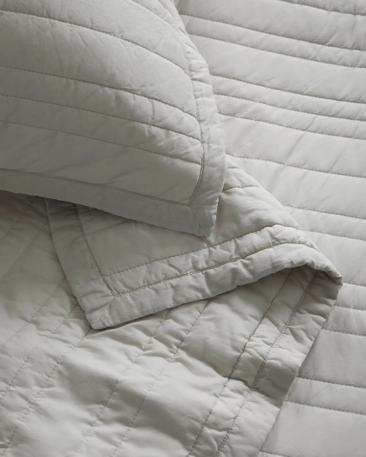 Organic Cotton Stripe Stitch Quilt - US 7786