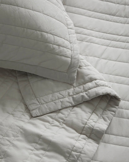 Organic Cotton Stripe Stitch Quilt - US 7786