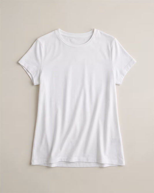 Cotton Modal Crew Neck Swing Tee - US 4211