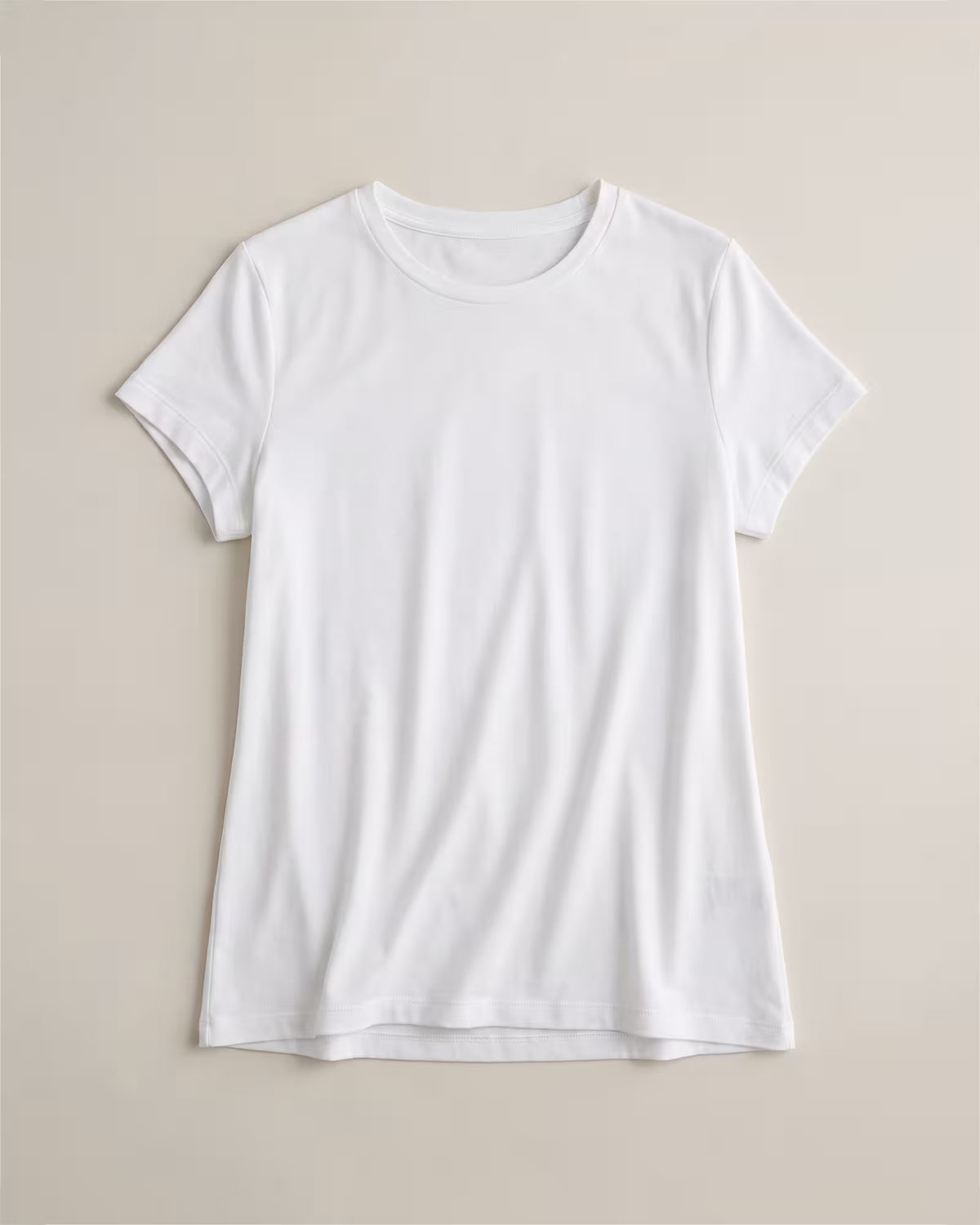 Cotton Modal Crew Neck Swing Tee - US 7346