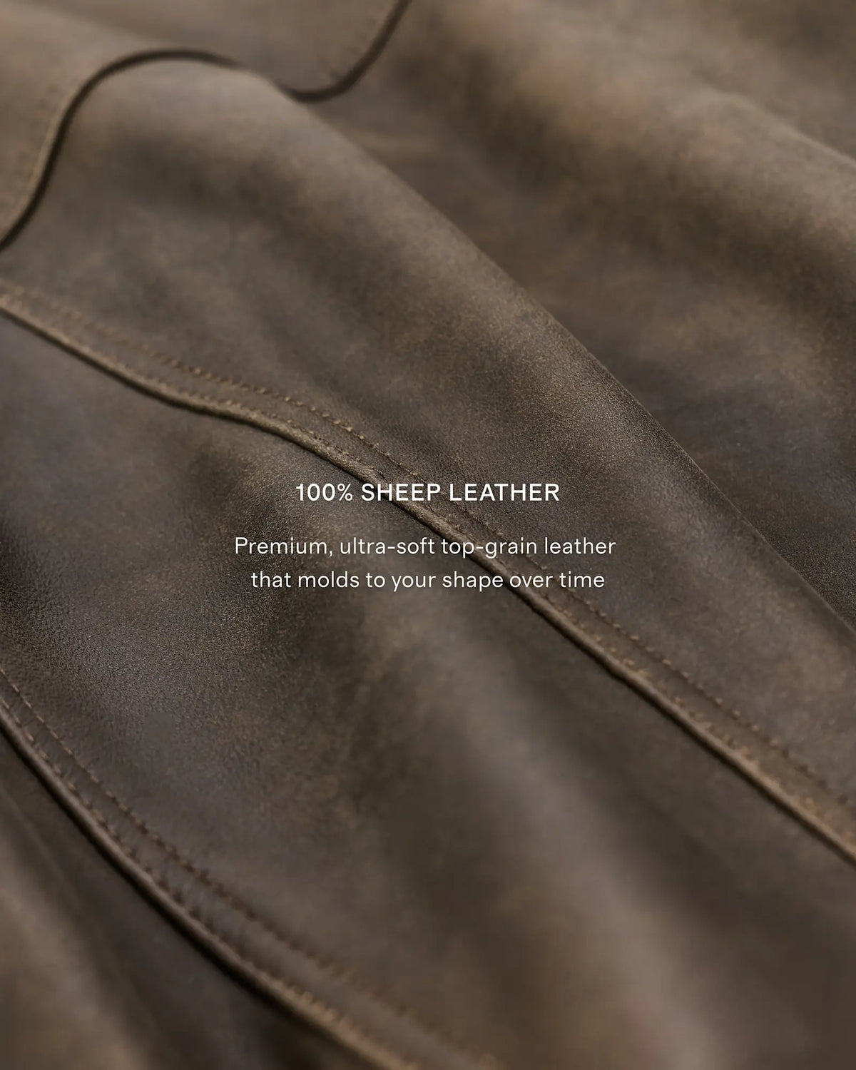 100% Leather Oversized Biker Jacket - US 7980