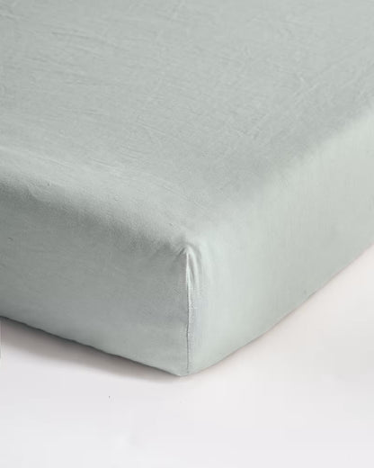 European Linen Fitted Crib Sheet - US 8561