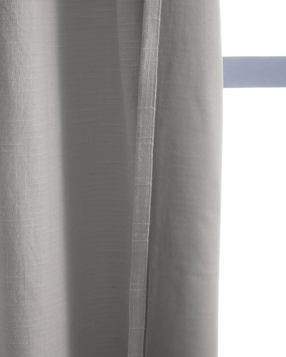 Cotton Slub Room Darkening Curtain - Single Panel - US 3281