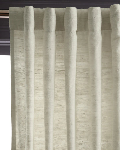 Raw Silk Curtain - Single Panel - US 4040