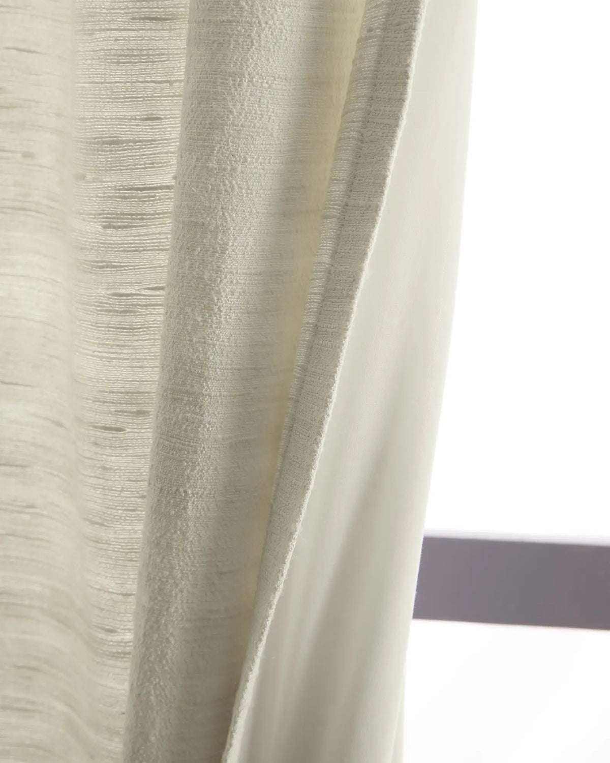 Raw Silk Curtain - Single Panel - US 4040