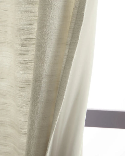 Raw Silk Curtain - Single Panel - US 4040