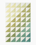 Tonal Triangles Hand-Tufted Wool Rug - US 9533