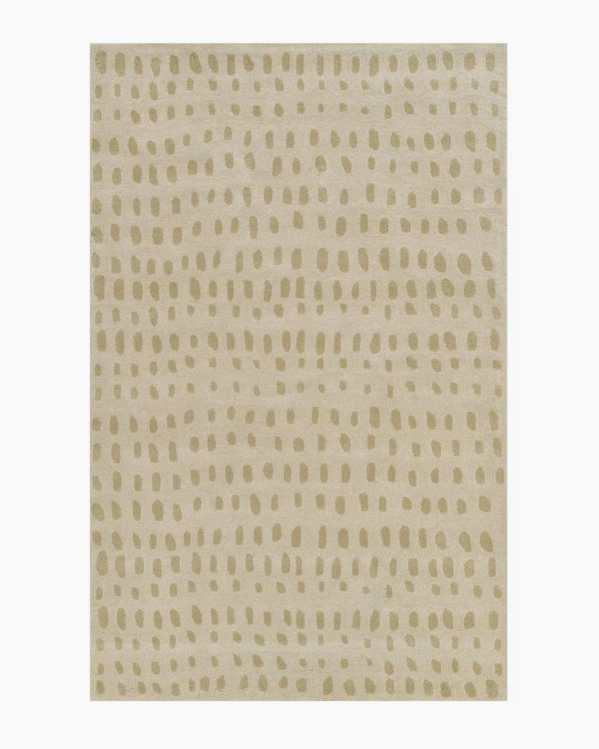 Painterly Dots Hand-Tufted Wool Rug - US 1396