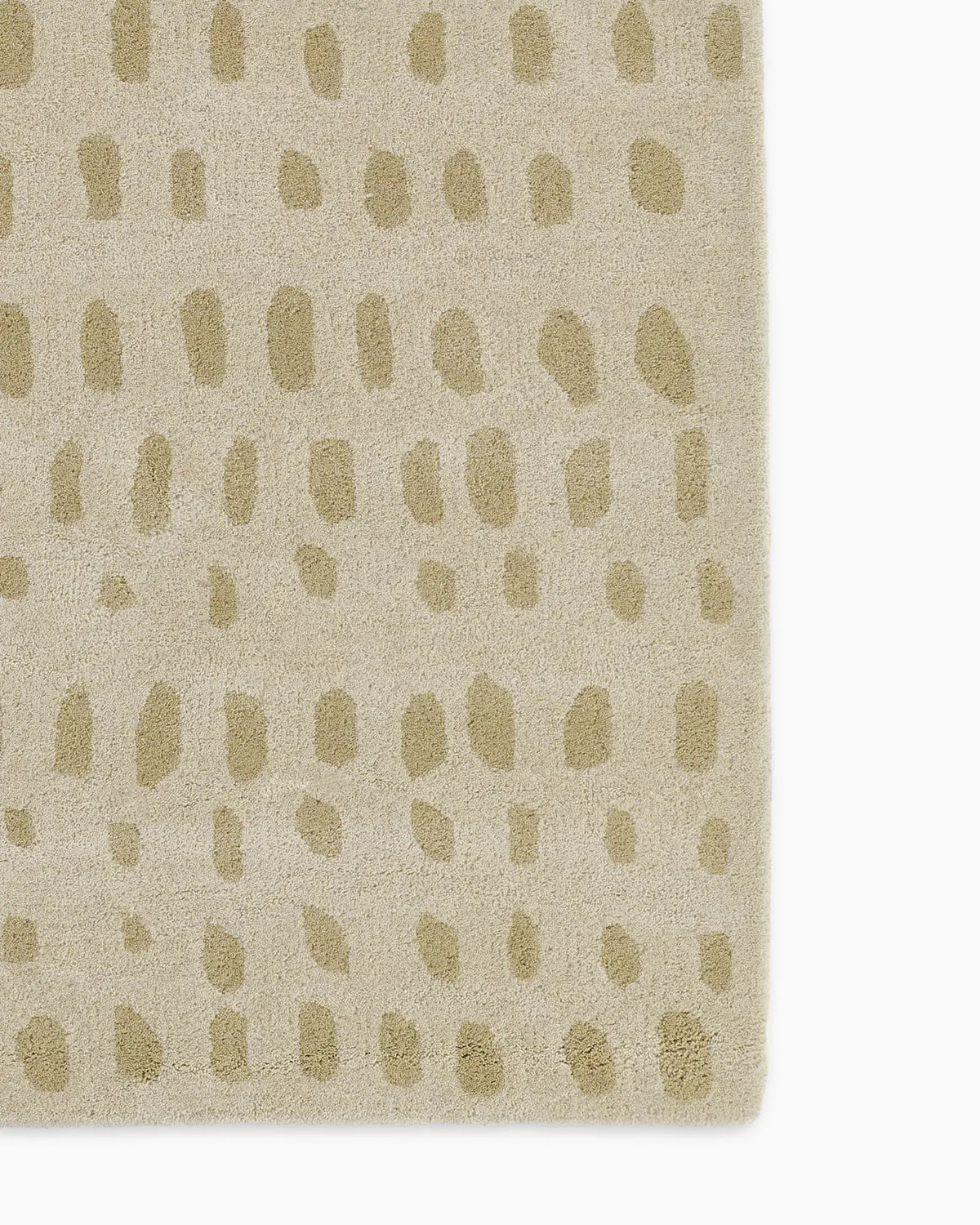Painterly Dots Hand-Tufted Wool Rug - US 1396