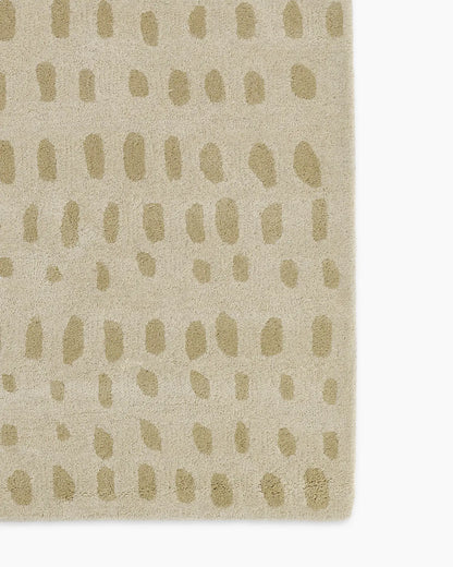 Painterly Dots Hand-Tufted Wool Rug - US 1396