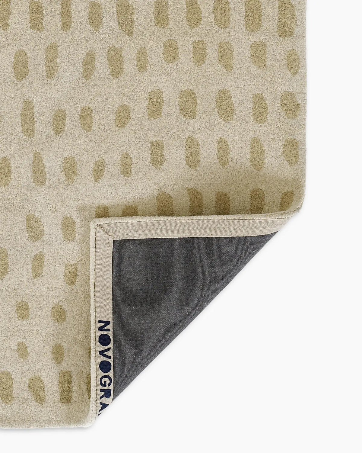 Painterly Dots Hand-Tufted Wool Rug - US 1396