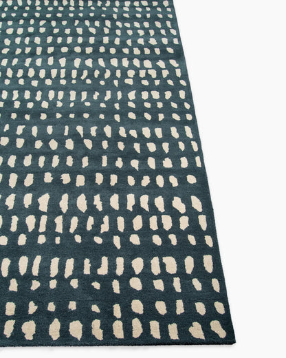 Painterly Dots Hand-Tufted Wool Rug - US 0829