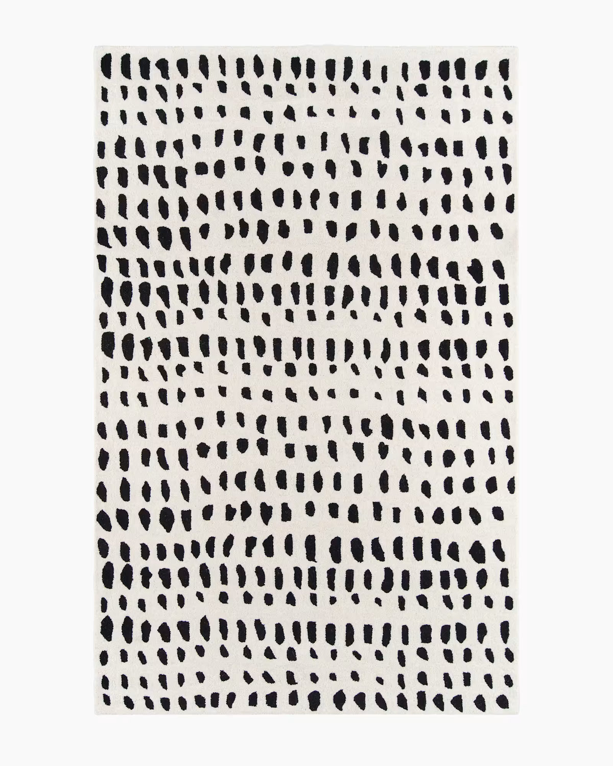 Painterly Dots Hand-Tufted Wool Rug - US 3406