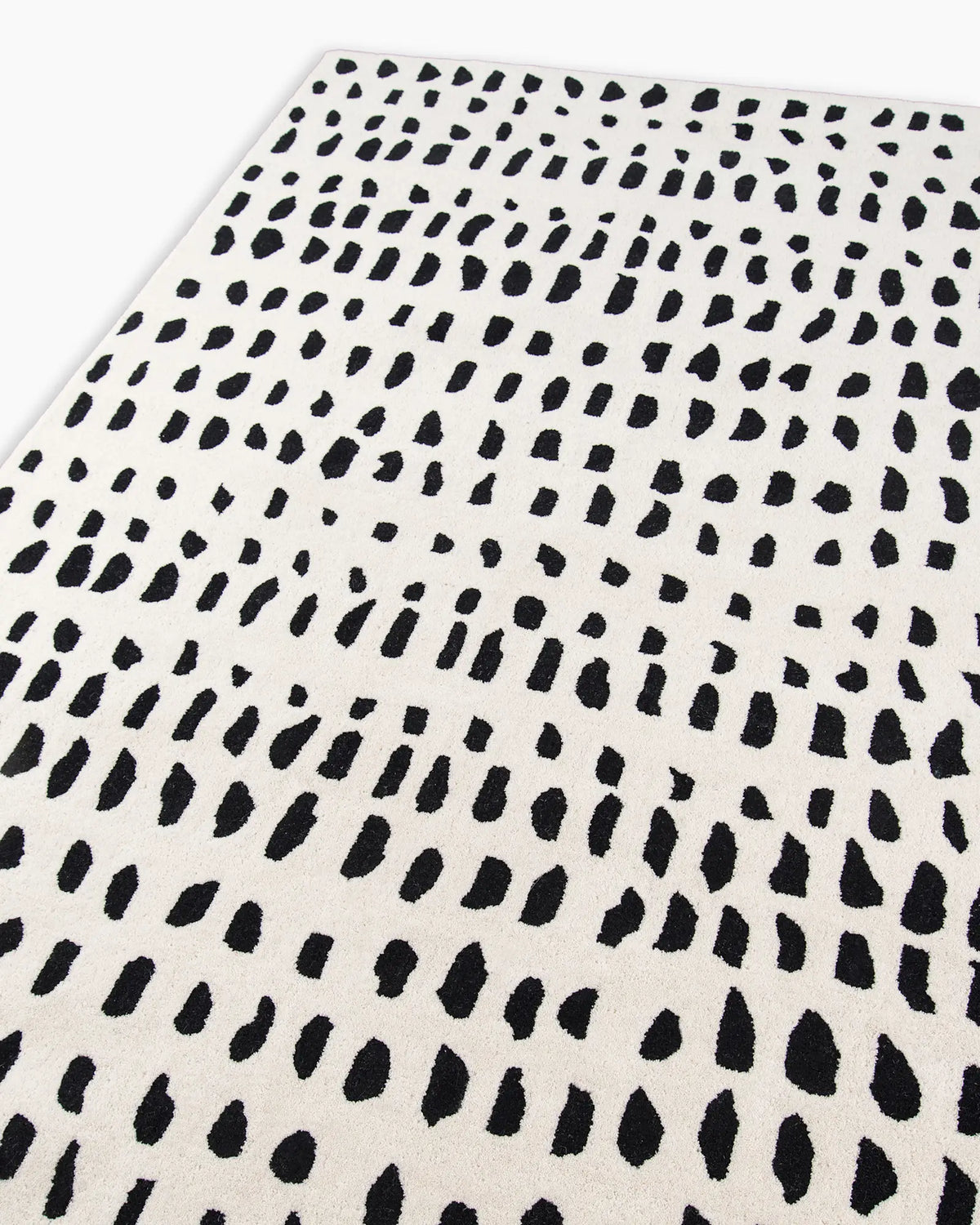 Painterly Dots Hand-Tufted Wool Rug - US 3406