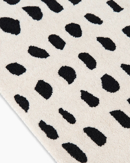 Painterly Dots Hand-Tufted Wool Rug - US 3406