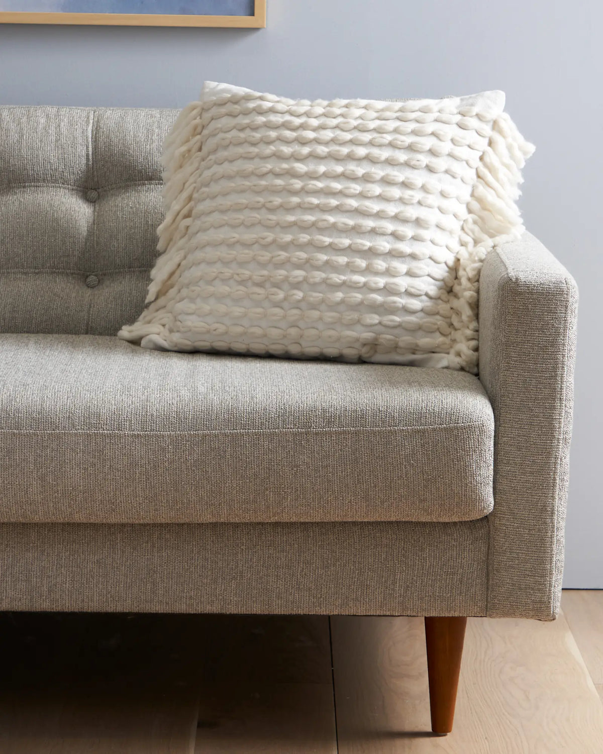 Dana Wool Fringe Pillow Cover - US 3720