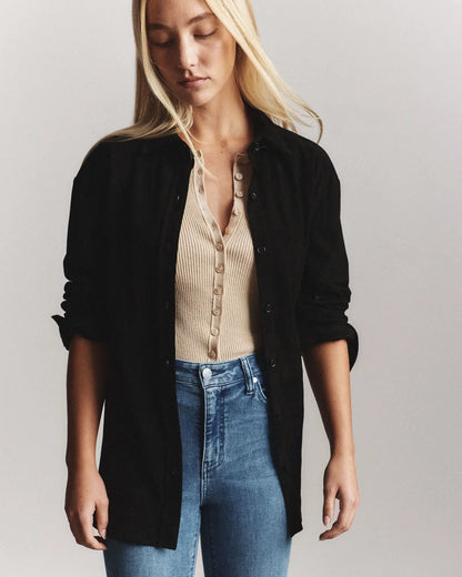 Cotton Cashmere Fitted Ribbed Cardigan - US 5327