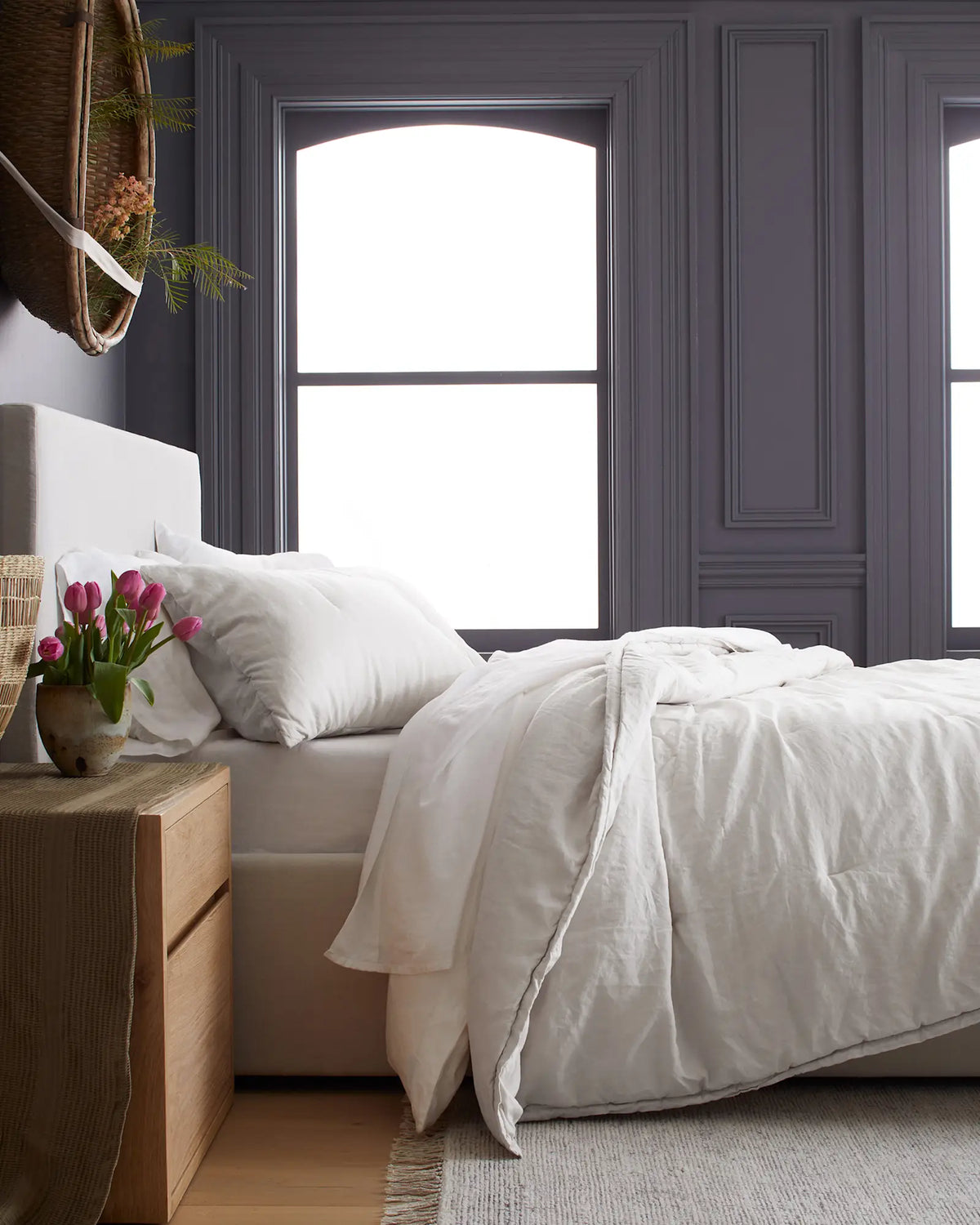 European Linen Essential Quilted Sham Set - US 6504