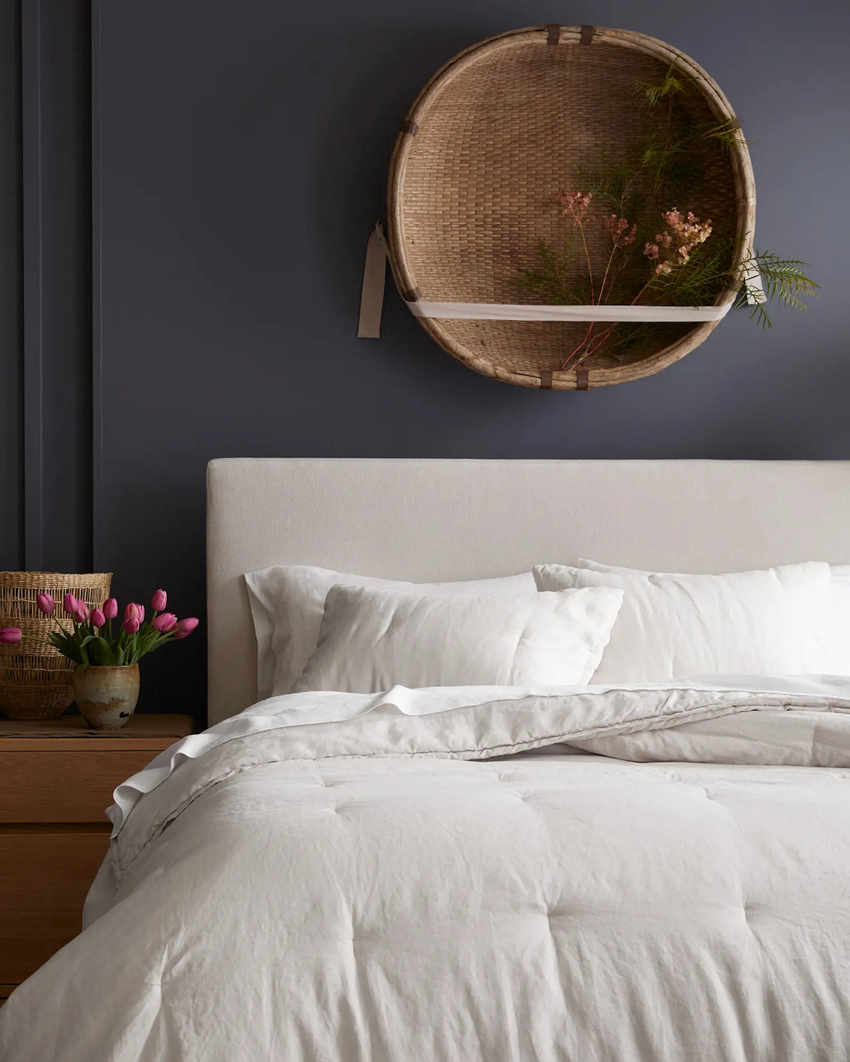 European Linen Essential Quilted Sham Set - US 6504