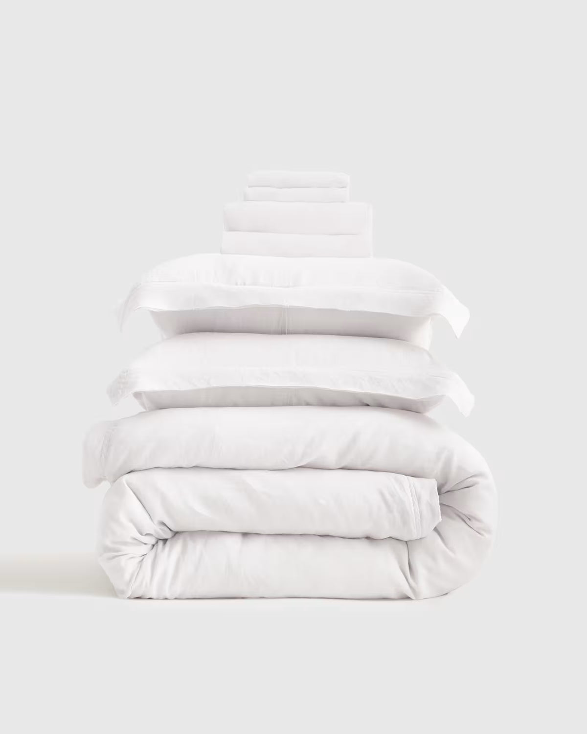 European Linen Double Flange Deluxe Bedding Bundle - US 3336