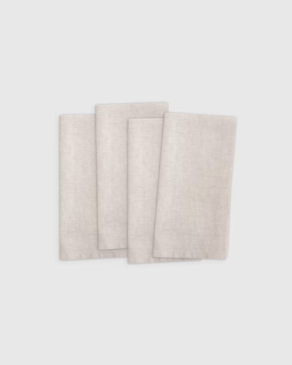 European Linen Chambray Napkin, Set of 4 - US 7644