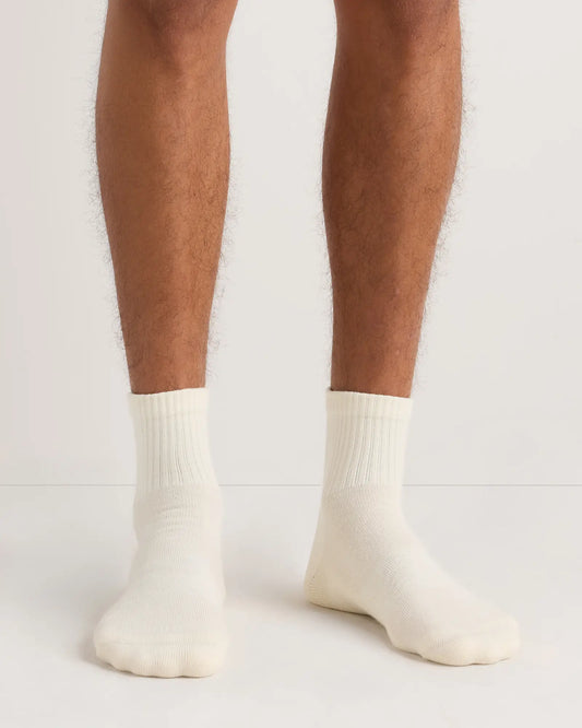 Everyday Cotton Solid Quarter Socks (4-Pack) - US 0371