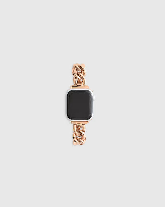 Stainless Steel Bracelet Chain Smartwatch Band - US 7196
