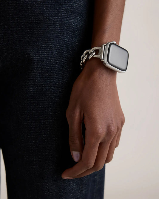 Stainless Steel Bracelet Chain Smartwatch Band - US 1048