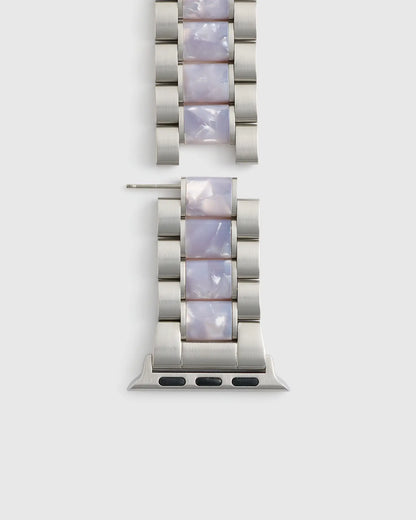 Stainless Steel & Acetate Bracelet Smartwatch Band - US 8303