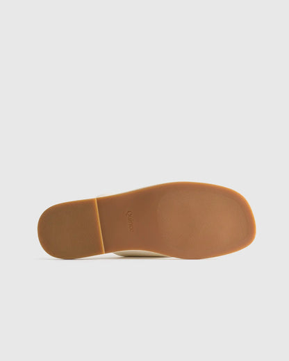 Italian Leather Crossover Slide - US 4322