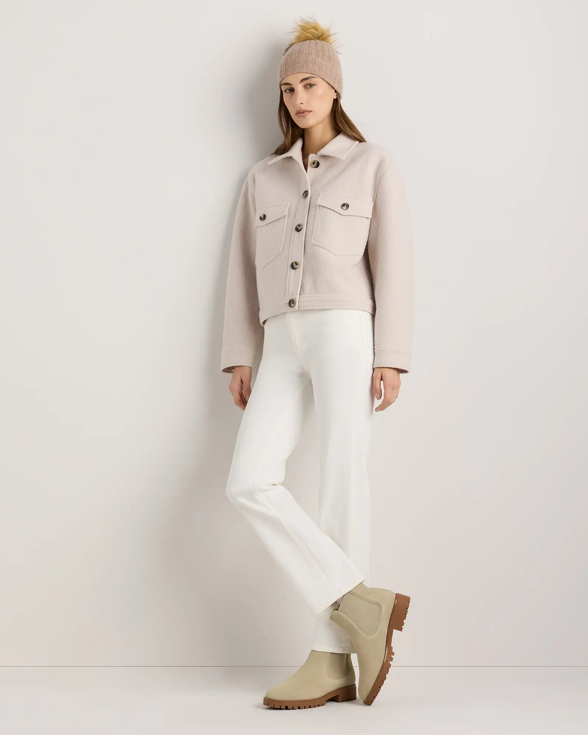 Italian Suede Lug Sole Chelsea Boot - US 8581